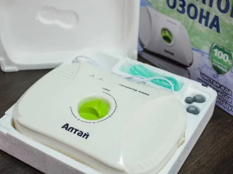 Бытовой озонатор+ионизатор АЛТАЙ очищает воду и воздух.